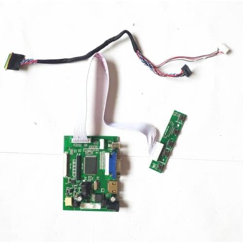 Fit B101AW02 V.0/V.3 B101AW06 V.0/V.1/V.2/V.3/V.4 LVDS LCD LED 40-Pin 1024*600 2AV HDMI-Compatible VGA control