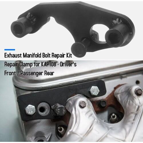 Auto Car Exhaust Manifold Bolt Repair Kit Repair Clamp for KAP108 - Drivers Front / Passenger Rear