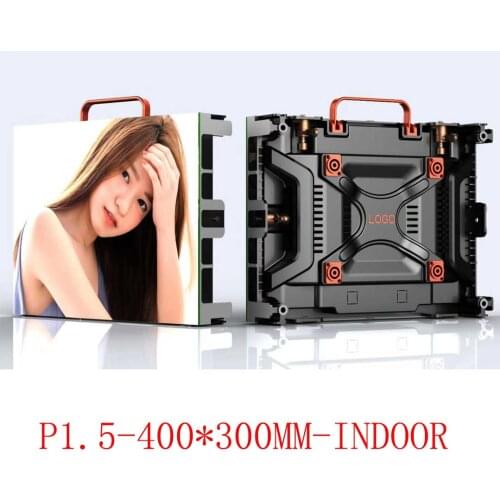 Indoor led display p1.5 400mm *300mm led cabinet hd TV wall advertising screen P1.25 P1.667 P1.875 P1.923