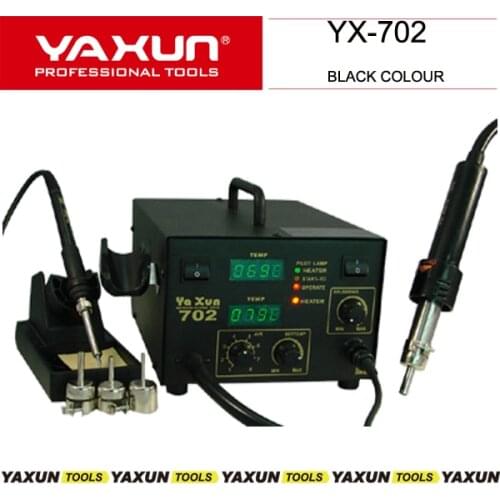 Yaxun 702 hot air gun and soldering 2 in 1 SMD rework station 220V/110V BGA rework station