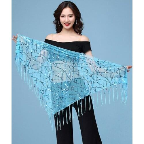 New Style Belly Dance Costumes Sequins Tassel Indian Belly Dance Hip Scraf For Women Belly Dancing Belt 11Kinds Of Colors
