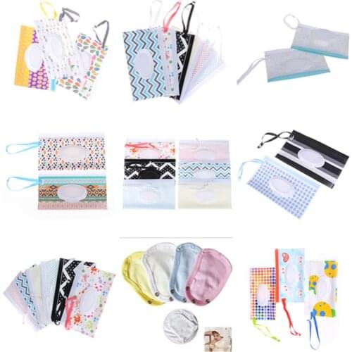 1PCS Baby Wet Wipes Bag Reusable Wet Wipes Cover Container For Wet Wipes Newborn Kids Travel Wipe Bag