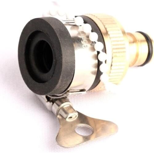 1pc Garden Universal Connector Copper Hose Tap Connectors Green Thumb Garden Water Hose Universal Adapter