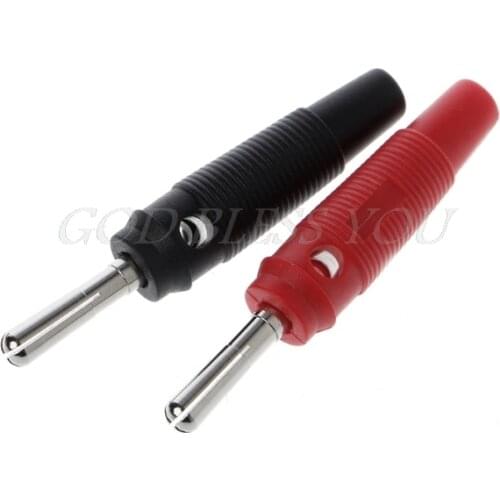 10 Pcs 32A 4mm Banana Plug High Current Insulated Shrouded Stackable Connector Soldering Type