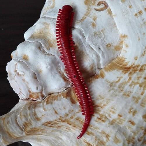 10pcs/lot TPR Super soft fish bait Wobblers Carp Fishing Soft Lures TPR Artificial Double Color Baits