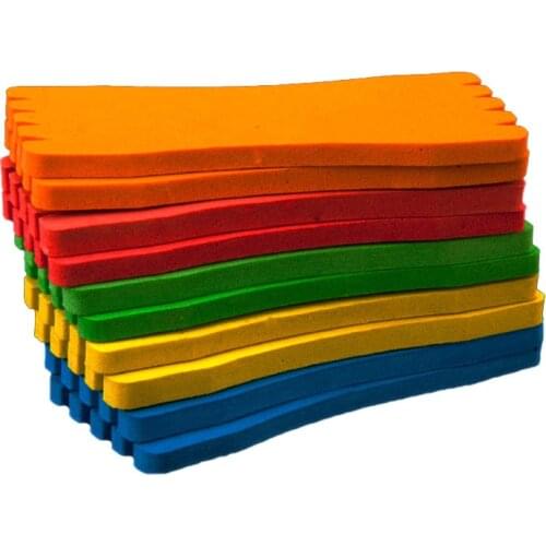 10PCS/Foam winding board fishing line main strand color line board hook Telescopic Fishings Rod tools fish gear gadgets