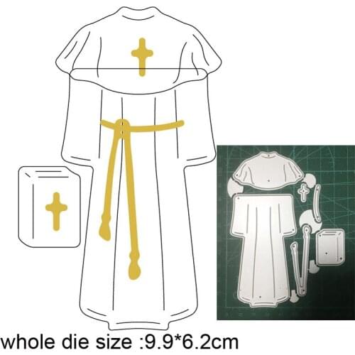 2020 New cutting dies Priests Cloth Cross Box Metal Cutting Dies for DIY Scrapbooking dies Craft Paper Cards Embossing Die Cuts