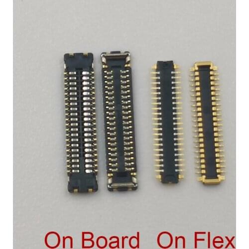 5Pcs 40pin LCD Display FPC Connector On Board Screen Flex Plug Port For Huawei P30 PRO Mate 20x Enjoy 8 Plus Y9 2018 Youth Nova7