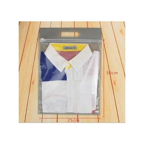 50pcs/lot-25*30+5cm Non-woven zipper bag Gift handbag Travel storage bag clothing bags