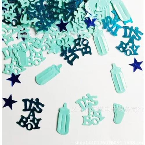 Baby shower paper scrap acrylic transparent pacifier toy/15 grams Sequins PVC Flat for DIY Card Making Craft Color Collection