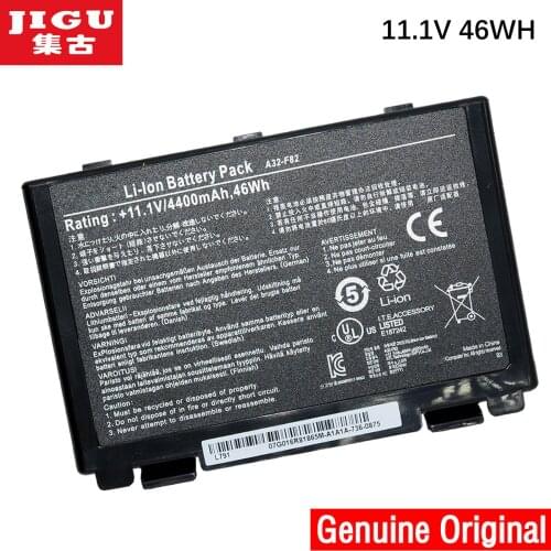 JIGU For Asus A32-F82 A32-F52 L0690L6 L0A2016 Original laptop Battery For Asus F82 F83S K40 K40E K6C11 F52 K50 K51 K60