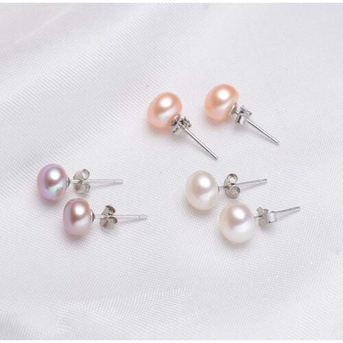 LE SKY Women's Silver Earrings