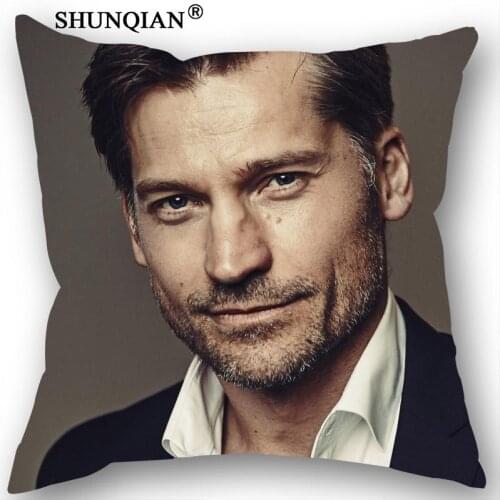 Best Nikolaj Coster-Waldau Pillowcase Wedding Decorative Pillow Cover Custom Gift For (Two Sides) Printed Pillow Cases 18-315