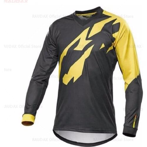 2021 Enduro Jerseys Motocross Mx Bike Mtb Cycling T-shirt Men Summer Team Camiseta Dh Long Sleeve Breathable Downhill Clothes