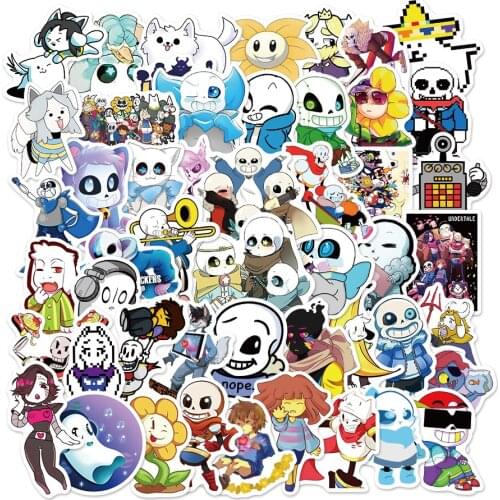 10/50pcs Under the game legend Graffiti Sticker for Suitcase Cool Laptop Skateboard Cartoon Toy Luggage