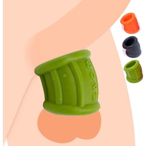 Male Sex Toys Penis Cock Ring Scrotum Bondage Stretchable Ball Ejaculation Delay Penis Sleeve For Men Gay Soft Liquid Silicone