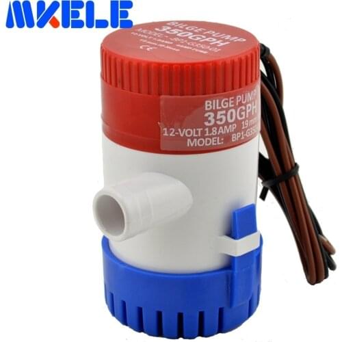 NEW ! Universal Car RV Water Pumps 12/24V 350GPH Submersible Boat Marine Bilge Equipment for RV Fishing Boat Caravan