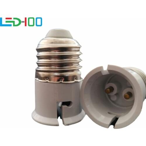 NEW E27 to B22 Base LED Light Lamp Bulb Fireproof material Adapter Converter Socket Change