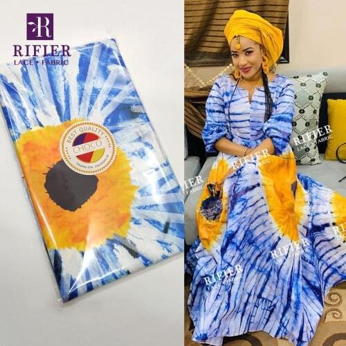 2020 New African Bazin Riche Fabric For Women Dresses Africa Printed Lace Fabric Unique Design Shinning Bazin Riche Getzner