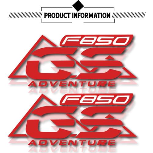New motorcycle bicycle fuel tank sticker wheel helmet waterproof reflective logo for BMW F850GS ADVENTURE f 850 gs