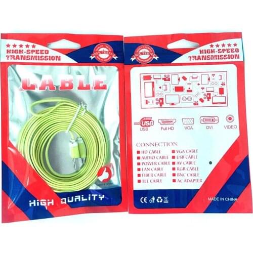 Wholesale 1000pcs/lot new Plastic zipper opp bag retail package plastic bag for cable mobile phone accessories