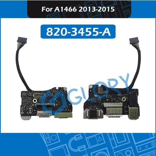Original 820-3455-A For MacBook Air 13" A1466 I/O USB Audio DC-IN Power Jack Board 2013-2015 MD760 MJVE2