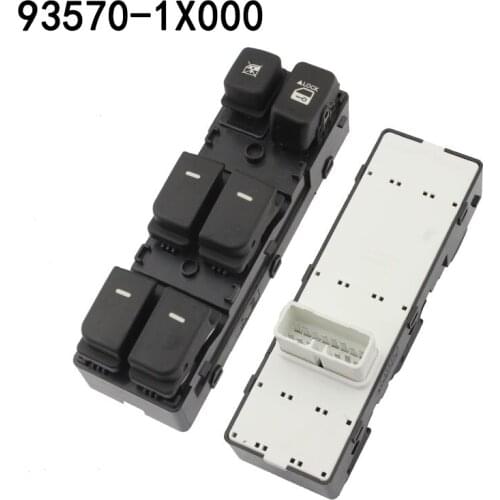 Power Window Switch Front Left Door Glass Switch Fit For Forte Cerato 93570-1X000 935701X000 2010 2011 2012