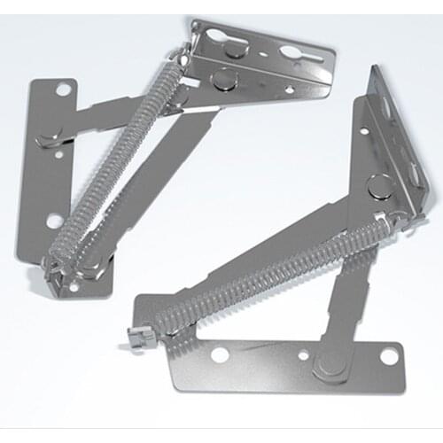 80 Degree Cabinet Hinge Bridge Shaped Spring Hinge Full Overlay Cupboard Door Hinges Furniture Folding Sofa Bed Spring Hinges
