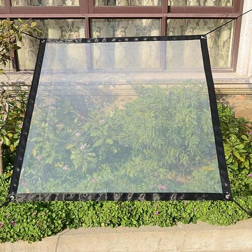 Windshield Transparent Tarpaulin Film Rainproof Canopy Bird Proof Shield Cloth