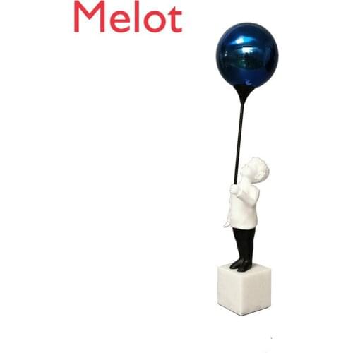 Villa Decoration Modern Creative Sculpture Balloon Boy Girl Decoration Homedecore