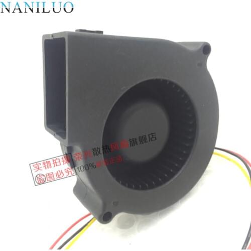 NANILUO The 7CM blower built quasi 7530 12V 3.6W turbine fan PMB1275PNB1-AY+cooling fan