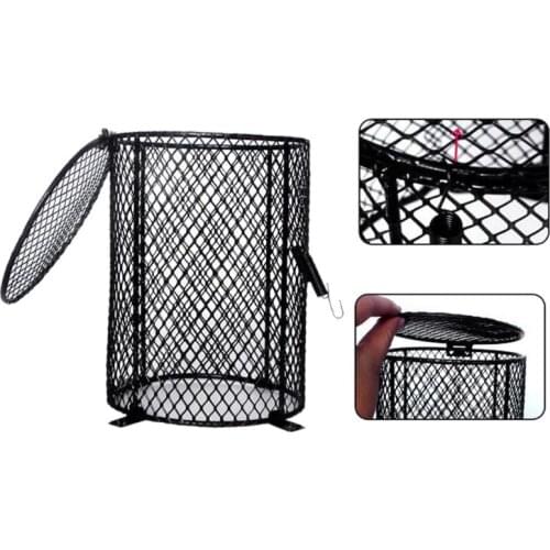 Reptile Heater Guard Heating Bulb Lamp Enclosure Cage Protector Metal Mesh Lamp Cover