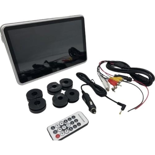 10.1 inch Car Headrest Monitor 1080P Video High Definition LCD Digital Screen Bluetooth/USB/FM/TF MP5 Video Player with DC