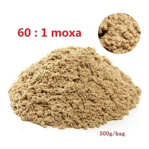 5 Years 80:1 / 60:1 Golden Moxa Punk Moxibustion Loose Gold Moxa Stick Roll Traditional Chinese Accupuncture Massage(500g)