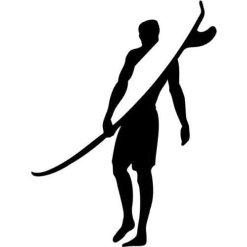 Car Stickers Decor Motorcycle Decals Creative Surf Sports Decorative Accessories Creative Sunscreen Waterproof PVC,15cm*12cm