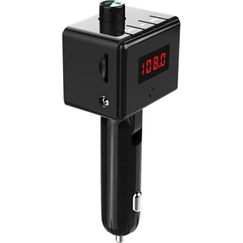 VODOOL B6S Wireless FM Transmitter Handsfree Car Kit AUX TF Card Stereo Audio MP3 Player With Dual USB Phone Charger