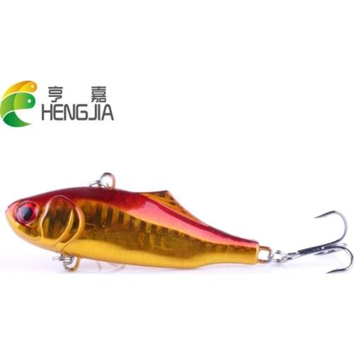 HENGJIA 7cm 24g hard plastic game vib fishing lures wobbler crankbaits swimbaits artificial pike carp trout catfish fishing bait