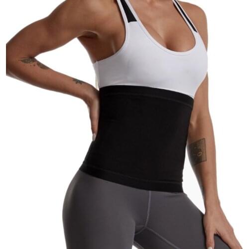 Body Shaping Sauna Sweating Waist Belt Women Fitness Abdomen Sports Elastic Soft Waist Cincher Burning Fat Lose Weight