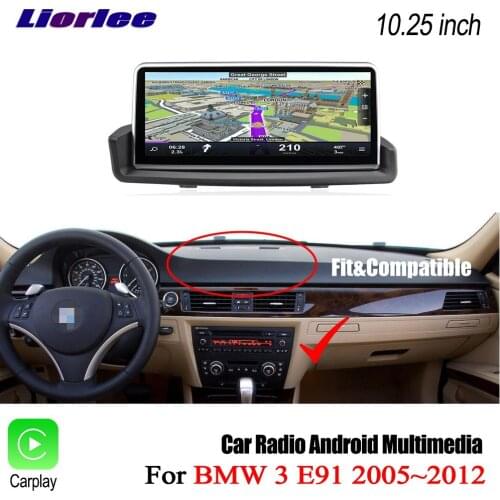 Liorlee Car Android Multimedia Player For BMW 3 Series E91 2005-2012 ID6 Touch Screen GPS Navigation System Radio Stereo