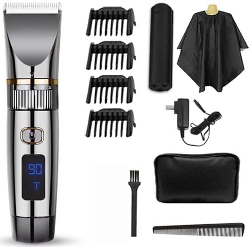 Xiaomi RIWA Electric Hair Clipper Professional Barber haircut kit set Rechargeable Hair Trimmer for men with LED Screen Washable