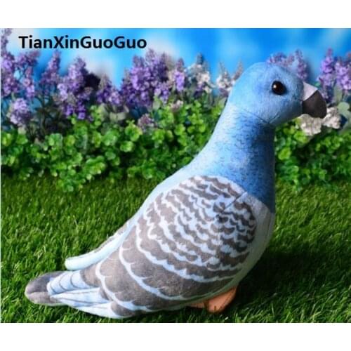 About 22cm blue peace bird dove plush toy soft doll baby toy birthday gift w0910