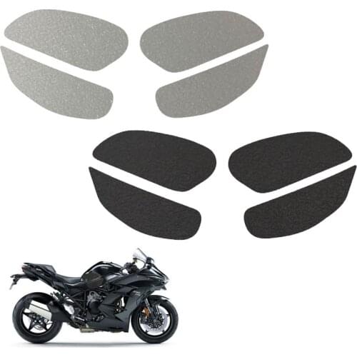 For Kawasaki NINJA H2 SX SE 2018 Motorcycle Tank Pad Side Gas Knee Grip Stickers Black