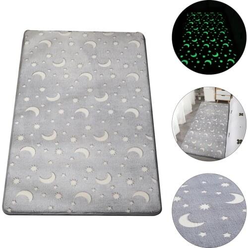 Floor Carpet Luminous Plush Rug Carpets Decoration Sofa Velvet Mat