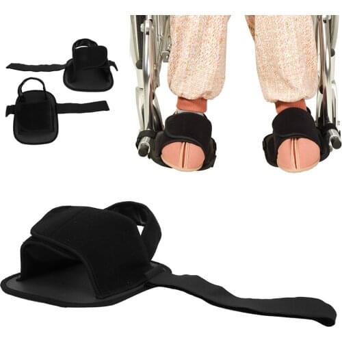 Wheelchair Shoe Anti-Slip Safety Wheelchair Pedals Foot Rest for Elderly Patient Safety Footrests Fixed Strap Wear-Resistant