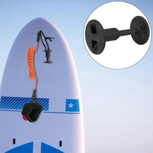 Nylon Surfboard Leash Plug Solid Soft Top SUPs Ankle Leash Screw Plugs