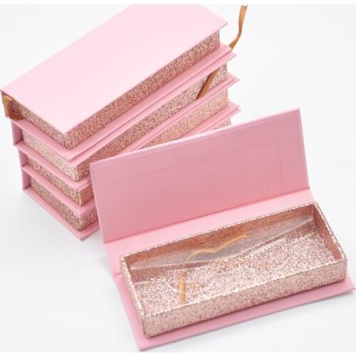 Wholesale false eyelash packaging custom logo Lash Boxes eyelash box package Makeup 25mm mink lashes Magnetic case bulk vendors