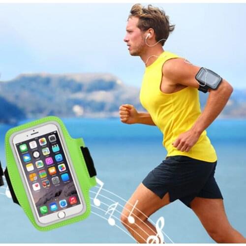 Portable Outdoor Sports Running Arm Band Gym Bag Phone Pocket with Touch Screen for Men Women Cycling Riding Running Bag Armband
