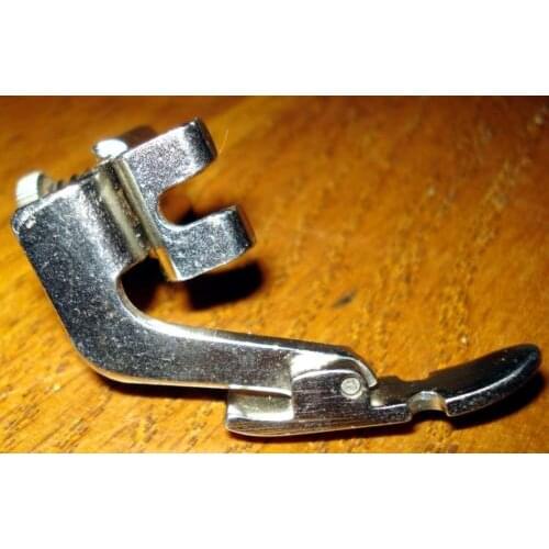 Singer Sewing Machine Adjustable Hinged Zipper Foot#161166 - Slant Shank
