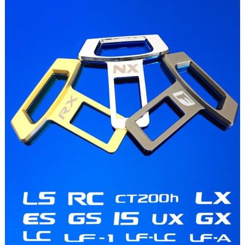 Car Seat Safety Belt Buckles Alarm Canceler For Lexus CT 200h ES LC LF-A LF-LC LS LX NX RC RX SC UX Fsport V GC GS accessories