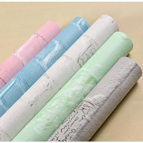 Colomac PVC self-adhesive wallpapers dormitory renovation 3D stickers restaurant decorative warm bedroom living room wallpaper